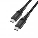Cablu pentru incarcare si transfer de date Tech-Protect Ultraboost UB11T, 2x USB-C, 100W, 2A, 480 Mbps, 2m, Negru 3 - lerato.ro