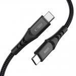 Cablu pentru incarcare si transfer de date Tech-Protect Ultraboost UB11T, 2x USB-C, 100W, 2A, 480 Mbps, 2m, Negru 4 - lerato.ro