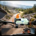 Suport universal bicicleta/moto Tech-Protect V6, Rotire 360 grade, Negru 8 - lerato.ro