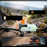 Suport universal bicicleta / motocicleta Tech-Protect V7, Rotire 360 grade, Negru 9 - lerato.ro