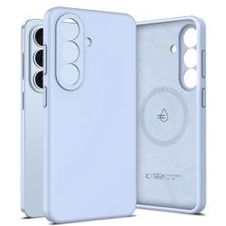 Husa Tech-Protect Silicone cu MagSafe compatibila cu Samsung Galaxy S26, Albastru