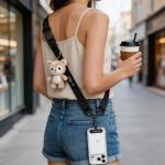 Snur pentru carcase TECH-PROTECT C9S Rope Crossbody, Ajustabil, Negru 8 - lerato.ro