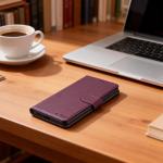Husa flip cover Tech-Protect Wallet compatibila cu Samsung Galaxy A27 5G, Bordeaux 8 - lerato.ro