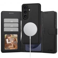 Husa flip cover Tech-Protect Wallet cu MagSafe compatibila cu Samsung Galaxy S26, Negru