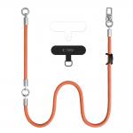 Snur pentru carcase 2-in-1 Tech-Protect C10S Rope Crossbody and Wrist, Portocaliu 3 - lerato.ro