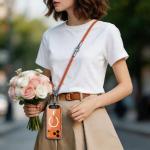 Snur pentru carcase 2-in-1 Tech-Protect C10S Rope Crossbody and Wrist, Portocaliu 6 - lerato.ro