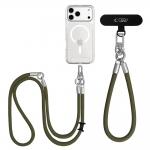 Snur pentru carcase 2-in-1 Tech-Protect C10S Rope Crossbody and Wrist, Olive Green 4 - lerato.ro