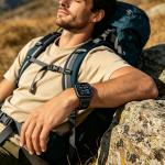 Curea Tech-Protect Nylon Elite compatibila cu Apple Watch 8/9/10/11/SE/Ultra, 44/45/46/49mm, Negru/Portocaliu 6 - lerato.ro