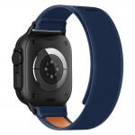 Curea Tech-Protect Nylon Elite compatibila cu Apple Watch 8/9/10/11/SE/Ultra, 44/45/46/49mm, Albastru/Portocaliu 4 - lerato.ro