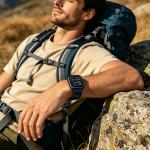 Curea Tech-Protect Nylon Elite compatibila cu Apple Watch 8/9/10/11/SE/Ultra, 44/45/46/49mm, Albastru/Portocaliu 5 - lerato.ro