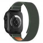 Curea Tech-Protect Nylon Elite compatibila cu Apple Watch 8/9/10/11/SE/Ultra, 44/45/46/49mm, Verde/Portocaliu 4 - lerato.ro
