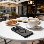 Carcasa Tech-Protect Magmat cu MagSafe compatibila cu Motorola Moto G67 / G77, Negru 5 - lerato.ro