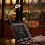 Lampa de citit Tech-Protect LL100, 2W, 25 lm, 3000K-6000K, Clema pentru prindere, Brat ajustabil, 300mAh, USB-C, Negru 9 - lerato.ro