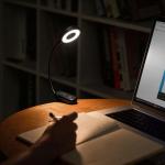 Lampa de citit Tech-Protect LL100, 2W, 25 lm, 3000K-6000K, Clema pentru prindere, Brat ajustabil, 300mAh, USB-C, Negru 10 - lerato.ro