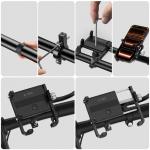 Suport universal bicicletaTech-Protect V5, Reglabil, Negru 6 - lerato.ro
