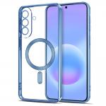 Carcasa Tech-Protect MagFlex cu MagSafe compatibila cu Samsung Galaxy A57 5G, Transparent / Albastru 2 - lerato.ro