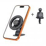 Suport auto Tech-Protect N56, MagSafe, Air Vent / Dashboard Mount, Rotire 360 grade, Negru 3 - lerato.ro