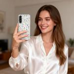 Carcasa Tech-Protect FlexAir Spring Flowers compatibila cu Samsung Galaxy A27 5G, Transparent 5 - lerato.ro