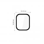 Set 2 folii protectie sticla hibrid Tech-Protect Glass Flex Plus compatibile cu Huawei Watch Fit 5, Negru 3 - lerato.ro