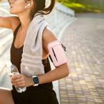 Husa arm band universala Tech-Protect M6 compatibila cu dispozitive de pana la 6.9 inch, Waterproof, Roz 8 - lerato.ro