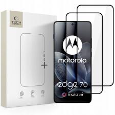 Set 2 folii sticla Tech-Protect Glass Fit Plus compatibile cu Motorola Edge 70, Negru