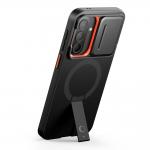 Carcasa Tech-Protect Kevlar Aura cu MagSafe compatibila cu Samsung Galaxy A57 5G, Negru / Portocaliu 4 - lerato.ro