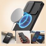 Carcasa Tech-Protect Kevlar Aura cu MagSafe compatibila cu Samsung Galaxy A57 5G, Negru / Portocaliu 5 - lerato.ro