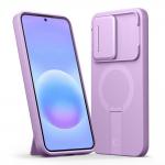 Carcasa Tech-Protect Kevlar Aura cu MagSafe compatibila cu Samsung Galaxy A57 5G, Violet 3 - lerato.ro