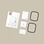 Set 2 folii protectie sticla hibrid Tech-Protect Glass Flex Plus compatibile cu Xiaomi Redmi Watch 6, Negru 4 - lerato.ro