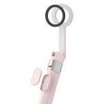 Selfie stick cu trepied Tech-Protect L10S, Rotire 360 grade, Compatibil MagSafe, Telecomanda Bluetooth, Lungime maxima 152cm, Roz / Gri 7 - lerato.ro