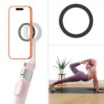 Selfie stick cu trepied Tech-Protect L10S, Rotire 360 grade, Compatibil MagSafe, Telecomanda Bluetooth, Lungime maxima 152cm, Roz / Gri 11 - lerato.ro