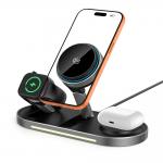 Statie de incarcare 3 in 1 Tech-Protect A51, Incarcare wireless 25W, USB-C, Negru 3 - lerato.ro