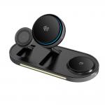 Statie de incarcare 3 in 1 Tech-Protect A51, Incarcare wireless 25W, USB-C, Negru 2 - lerato.ro