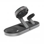 Statie de incarcare 3 in 1 Tech-Protect A51, Incarcare wireless 25W, USB-C, Negru 5 - lerato.ro
