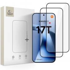 Set 2 folii sticla Tech-Protect Glass Fit Plus compatibile cu Xiaomi 17T, Negru