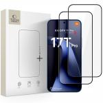 Set 2 folii sticla Tech-Protect Glass Fit Plus compatibile cu Xiaomi 17T Pro, Negru 2 - lerato.ro