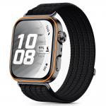 Curea Tech-Protect Nylon compatibila cu Huawei Watch Fit 3 / 4 / 4 Pro / 5 / 5 Pro, Negru 2 - lerato.ro