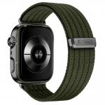 Curea Tech-Protect Nylon compatibila cu Huawei Watch Fit 3 / 4 / 4 Pro / 5 / 5 Pro, Military Green 3 - lerato.ro