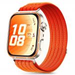 Curea Tech-Protect Nylon compatibila cu Huawei Watch Fit 3 / 4 / 4 Pro / 5 / 5 Pro, Portocaliu 2 - lerato.ro