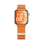 Curea Tech-Protect Nylon compatibila cu Huawei Watch Fit 3 / 4 / 4 Pro / 5 / 5 Pro, Portocaliu 4 - lerato.ro