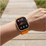 Curea Tech-Protect Nylon compatibila cu Huawei Watch Fit 3 / 4 / 4 Pro / 5 / 5 Pro, Portocaliu 5 - lerato.ro