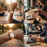 Curea Tech-Protect Nylon compatibila cu Huawei Watch Fit 3 / 4 / 4 Pro / 5 / 5 Pro, Portocaliu 7 - lerato.ro