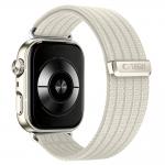 Curea Tech-Protect Nylon compatibila cu Huawei Watch Fit 3 / 4 / 4 Pro / 5 / 5 Pro, Crem 3 - lerato.ro