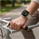 Curea Tech-Protect Nylon compatibila cu Huawei Watch Fit 3 / 4 / 4 Pro / 5 / 5 Pro, Crem 6 - lerato.ro