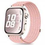 Curea Tech-Protect Nylon compatibila cu Huawei Watch Fit 3 / 4 / 4 Pro / 5 / 5 Pro, Roz 2 - lerato.ro