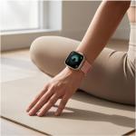 Curea Tech-Protect Nylon compatibila cu Huawei Watch Fit 3 / 4 / 4 Pro / 5 / 5 Pro, Roz 6 - lerato.ro