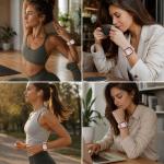 Curea Tech-Protect Nylon compatibila cu Huawei Watch Fit 3 / 4 / 4 Pro / 5 / 5 Pro, Roz 8 - lerato.ro