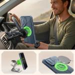 Carcasa cu protectie 360 grade Tech-Protect Kevlar cu MagSafe compatibila cu Samsung Galaxy S26 Ultra, Albastru 5 - lerato.ro