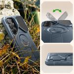 Carcasa cu protectie 360 grade Tech-Protect Kevlar cu MagSafe compatibila cu Samsung Galaxy S26 Ultra, Albastru 6 - lerato.ro