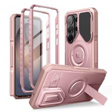 Huse si carcase Samsung , Carcasa cu protectie 360 grade Tech-Protect Kevlar cu MagSafe compatibila cu Samsung Galaxy S26 Ultra, Roz, lerato.ro